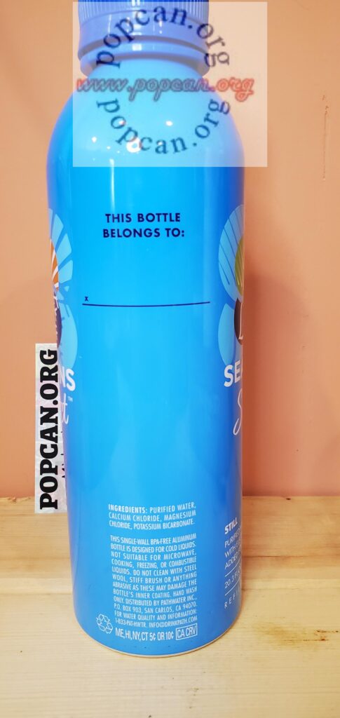 There is no pathwater logo on bottle - only mentioned Pathwater in small print as distributed by and email address There is no pathwater logo on bottle - only mentioned Pathwater in small print as distributed by and email address