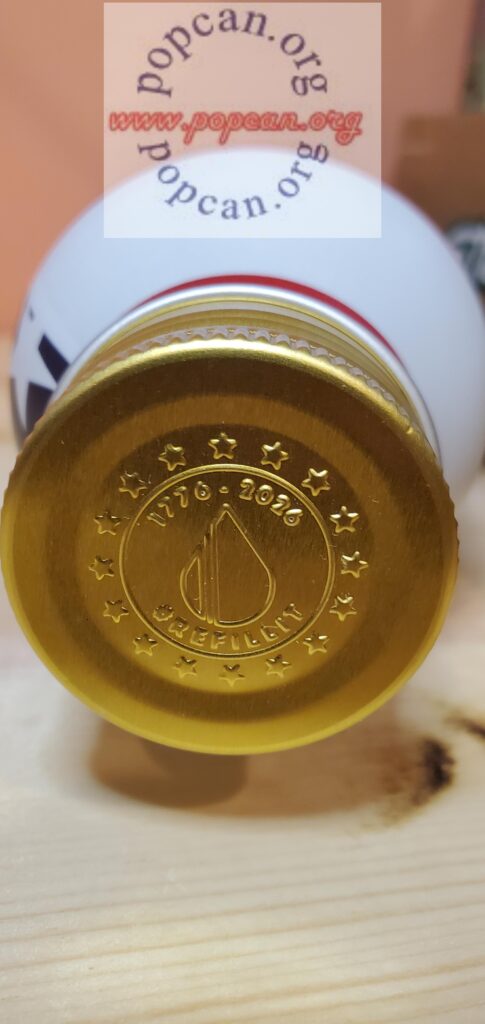 Gold Metal Cap has 1776-2026 250 Years of American Independence. Wal-Mart exclusive
