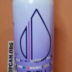 The name "Taylor Swift" is not on the bottle - just names of some of her songs/albums